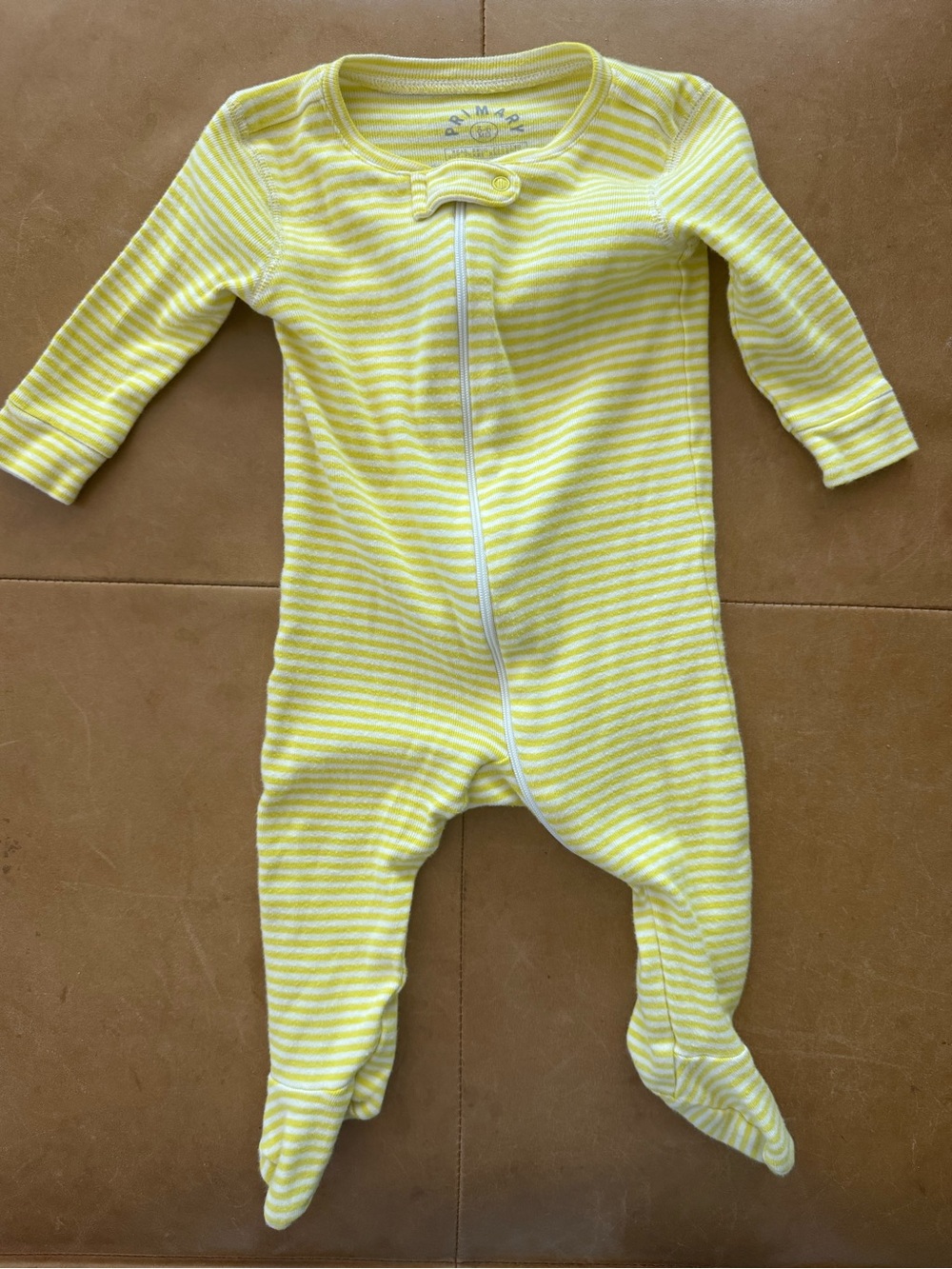 Primary Organic Cotton Footie 3-6M
